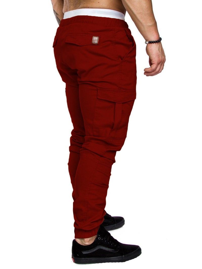 Men's Casual Loose Fit Jogger Pants with Tapered Leg - Image 1