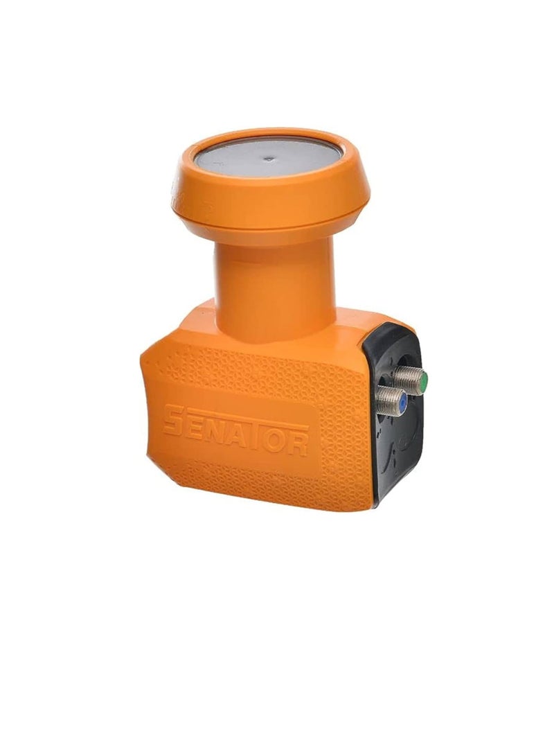 SENATOR وحدة LNB ثنائية عالمية بنطاق Ku ST-201 باللون الأصفر - Image 1