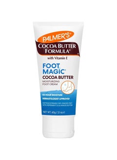 PALMER'S Cocoa Butter Formula Foot Magic Moisturizing Foot Cream for Dry, Cracked Heels, Feet Moisturizer with Peppermint Oil & Vitamin E, 2.1 Ounces  - Image 1