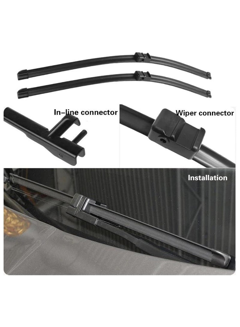 Elshafey Front Window Car Windshield Windscreen Wiper Blades For Skoda For Octavia A5 1Z 2004 2005 2006 2007 2008 2009 2010-2013 - Image 3