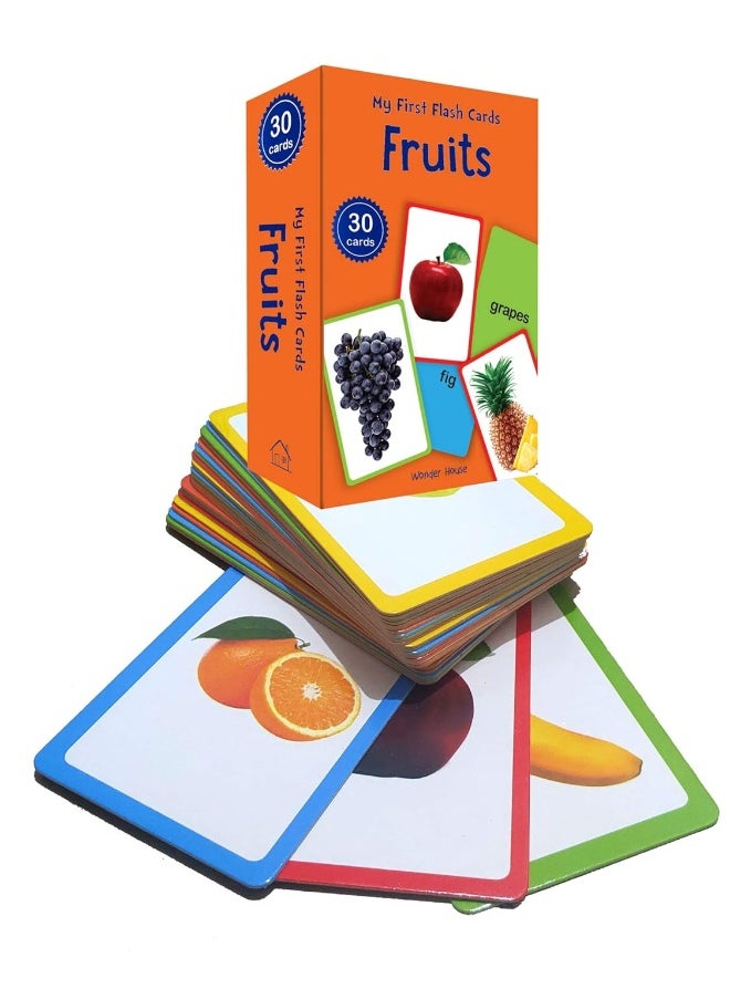 My First Flash Cards Fruits: 30 Early Learning Flash Cards For Kids  - Image 3