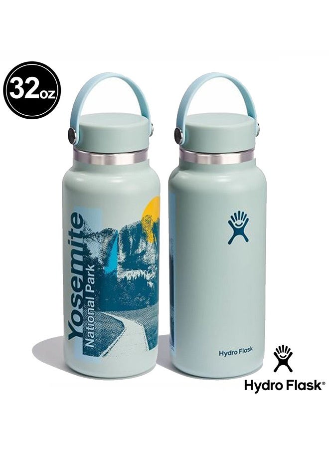 Hydro Flask Yosemite 32oz Stainless Steel Wide Mouth Limited Edition TempShield Leakproof Water Bottle BPA-Free, Non-Toxic - Image 1