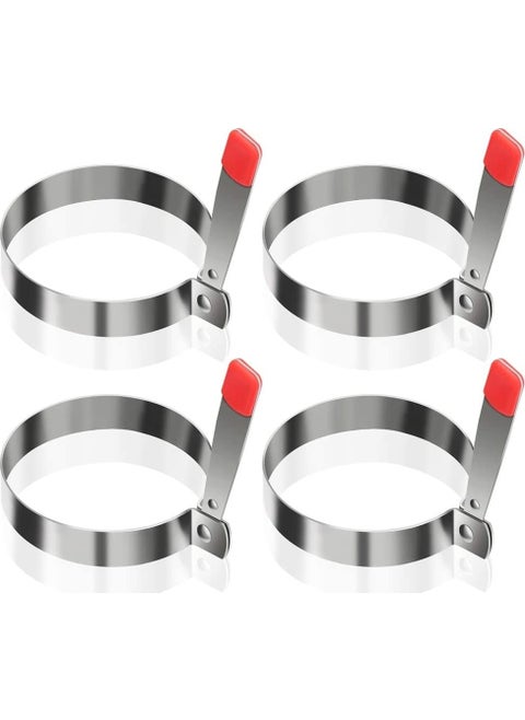 Narkalıp Round Omelet and Crepe Baking Mold Set of 4