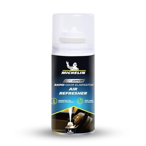 MICHELIN One-Time Use Car Air Freshener (100ml) – Automatic Cabin Odor Eliminator & AC Vent Freshener Spray | Removes Bad Smells, Leaves Long-Lasting Fragrance | Car Interior Cleaning Accessory - Image 1