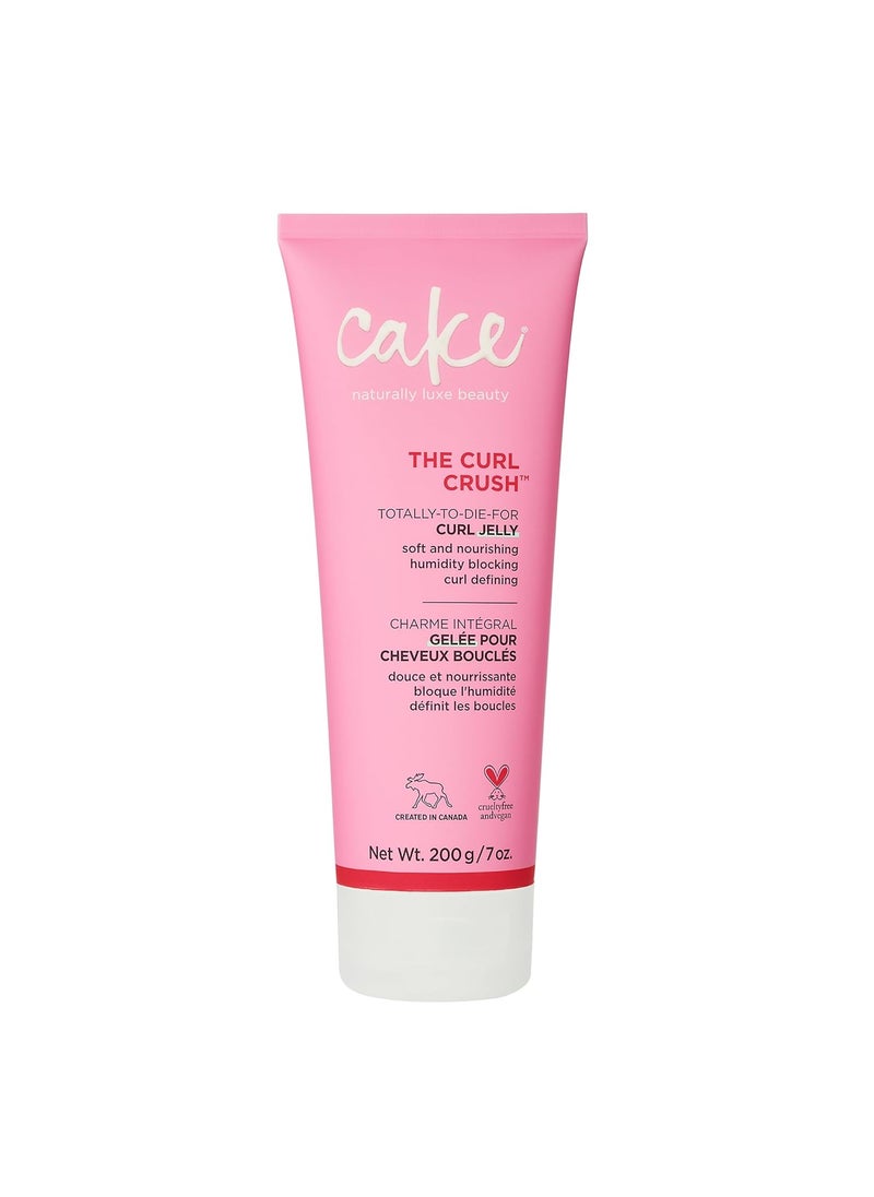 Cake Beauty - Cake Beauty Curl Jelly The Curl Crush  Moisturizes  Nourishes Curls  Lightweight for Soft Hold  Shiny Finish  Humidity Blocking For Frizz Control  For Curly Hair 7 oz  200g - Image 1