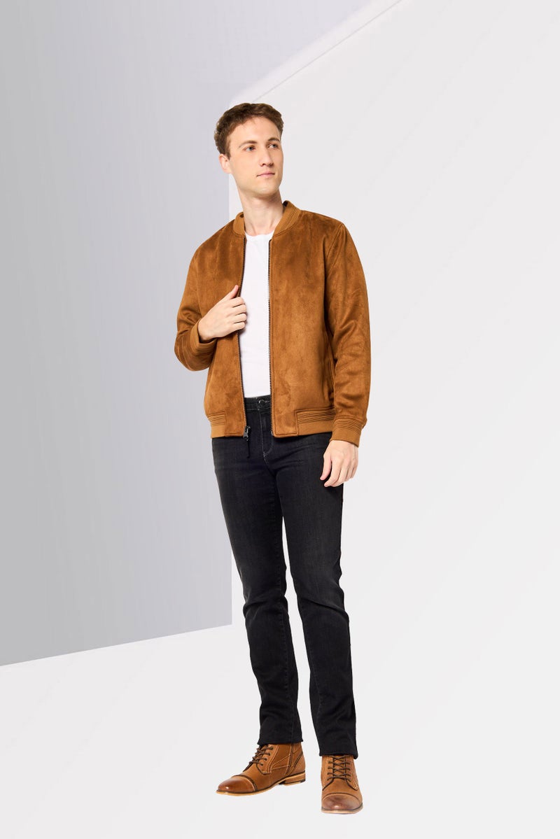 Michael Kors Men Solid Puffer Jacket, Brown - Image 2