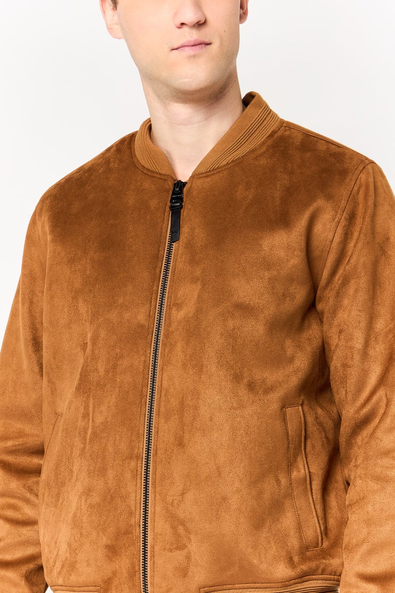 Michael Kors Men Solid Puffer Jacket, Brown - Image 3