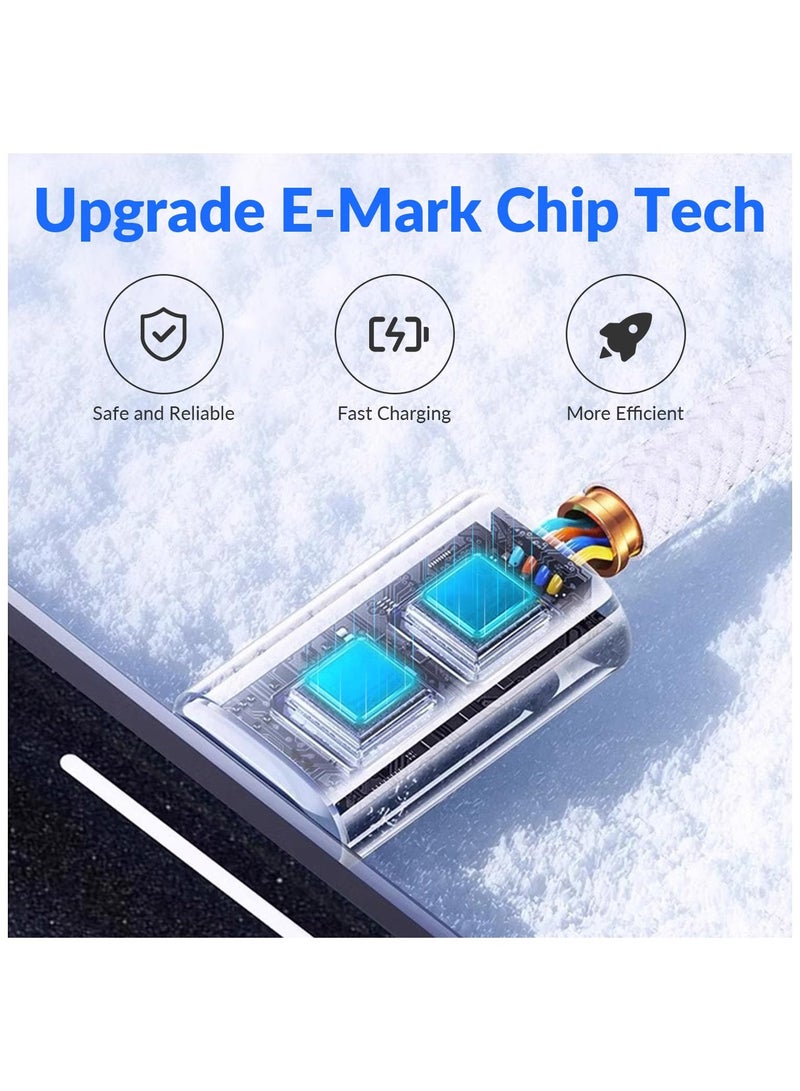 USB-C to USB-C Data Cable (2-Pack, 6.56 ft), Apple iPhone Fast Charging Cable (2 m), Type-C Charging Cable Compatible with Apple iPhone 15/16, Pro/Plus/Pro Max, Suitable for MacBook Pro/Air - Image 4