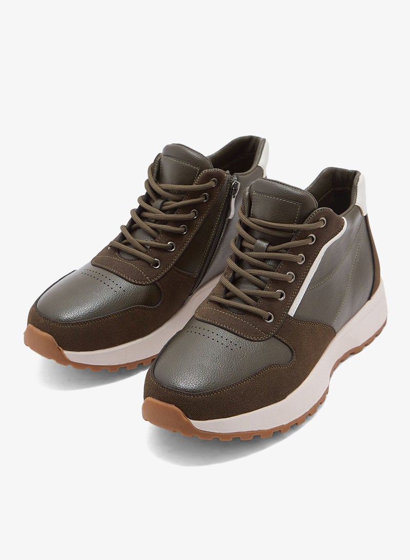 Robert Wood Smart Casual High Top Sneakers - Image 4