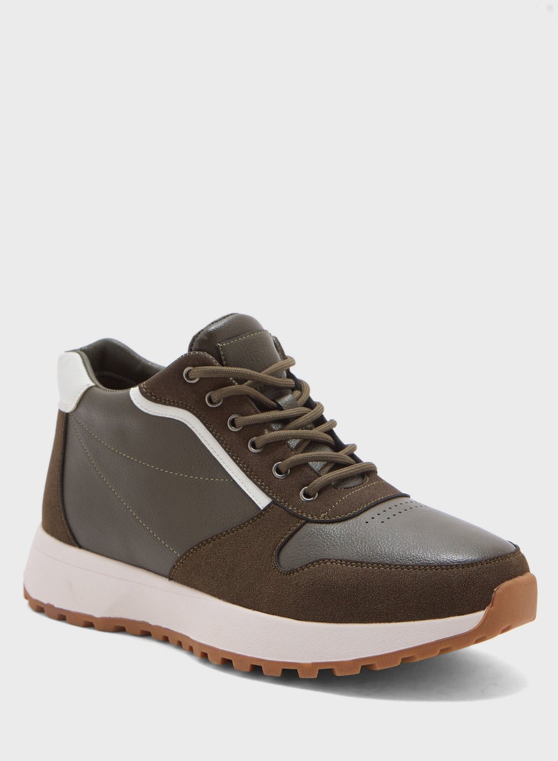 Robert Wood Smart Casual High Top Sneakers  - Image 2