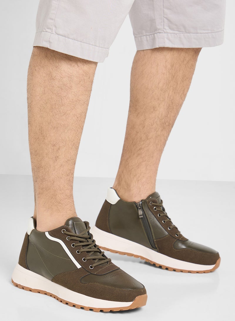Robert Wood Smart Casual High Top Sneakers  - Image 5