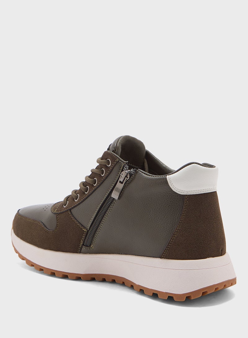 Robert Wood Smart Casual High Top Sneakers  - Image 3