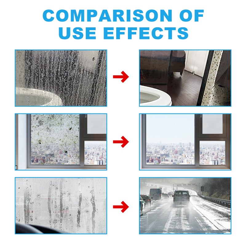 Jakehoe Glass Cleaning Film Car Rearview Mirror Sunroof Bathroom Glass In Addition To Water Stains And Scale Mirror Decontamination - Image 5