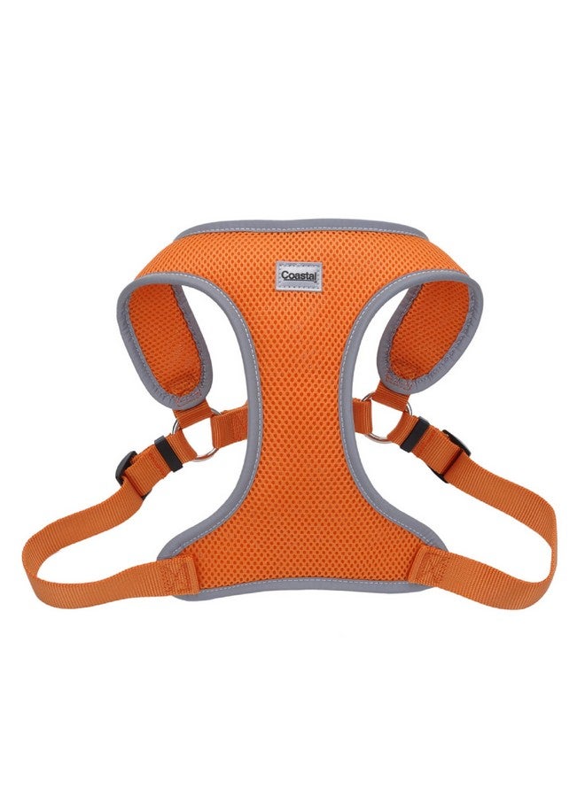 كوستال حزام كلب ناعم عاكس قابل للتعديل من Coastal Pet Comfort - حزام كلب لا يسحب للكلاب الصغيرة والكبيرة - برتقالي غروب الشمس - 5/8 بوصة × 16 بوصة - 19 بوصة - Image 1