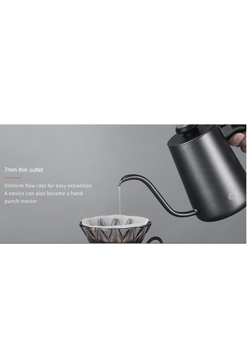 زيروهيرو زيرو هيرو C07PRO + غلاية تقطير - غلاية قهوة - غلاية مع مقياس حرارة - أسود/أبيض - Image 4