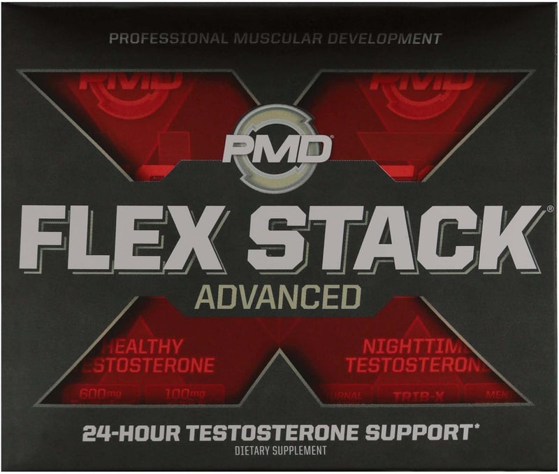 PMD Sports Flex Stack Advanced 24Hour Testosterone Stack for Lean Muscle Growth Strength Recovery Libido and Restful Sleep  NTest 600 Advanced  90 Liquid TGels ZTest 90 Capsules - Image 1