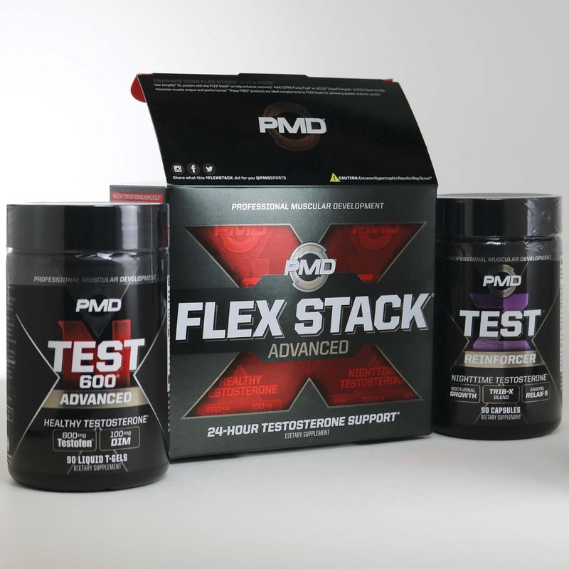 PMD Sports Flex Stack Advanced 24Hour Testosterone Stack for Lean Muscle Growth Strength Recovery Libido and Restful Sleep  NTest 600 Advanced  90 Liquid TGels ZTest 90 Capsules - Image 2