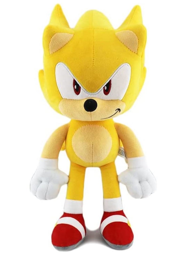 عام سونيك القنفذ 11.8 quot;ألعاب أفخم، للمفاصل الظل ذيول أفخم دمية اللعب الهدايا للبنين والبنات شخصية كرتونية أفخم الأطفال (سوبر سونيك) - Image 1