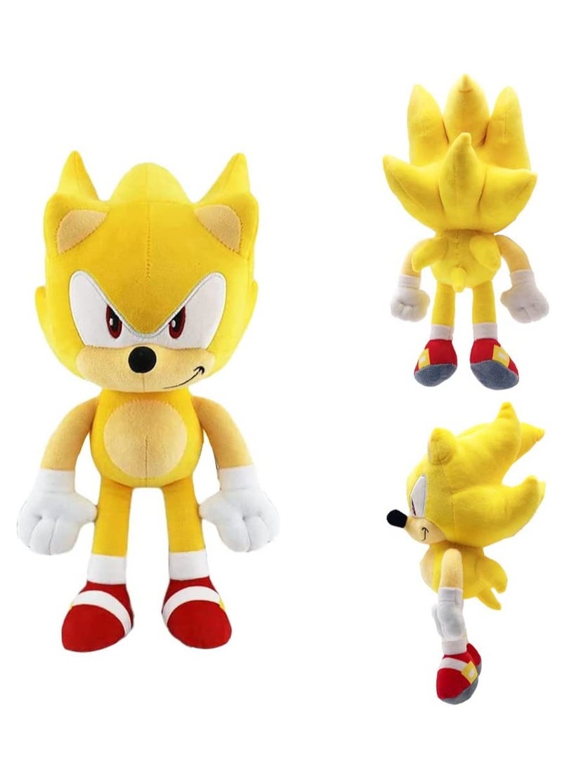 عام سونيك القنفذ 11.8 quot;ألعاب أفخم، للمفاصل الظل ذيول أفخم دمية اللعب الهدايا للبنين والبنات شخصية كرتونية أفخم الأطفال (سوبر سونيك) - Image 2