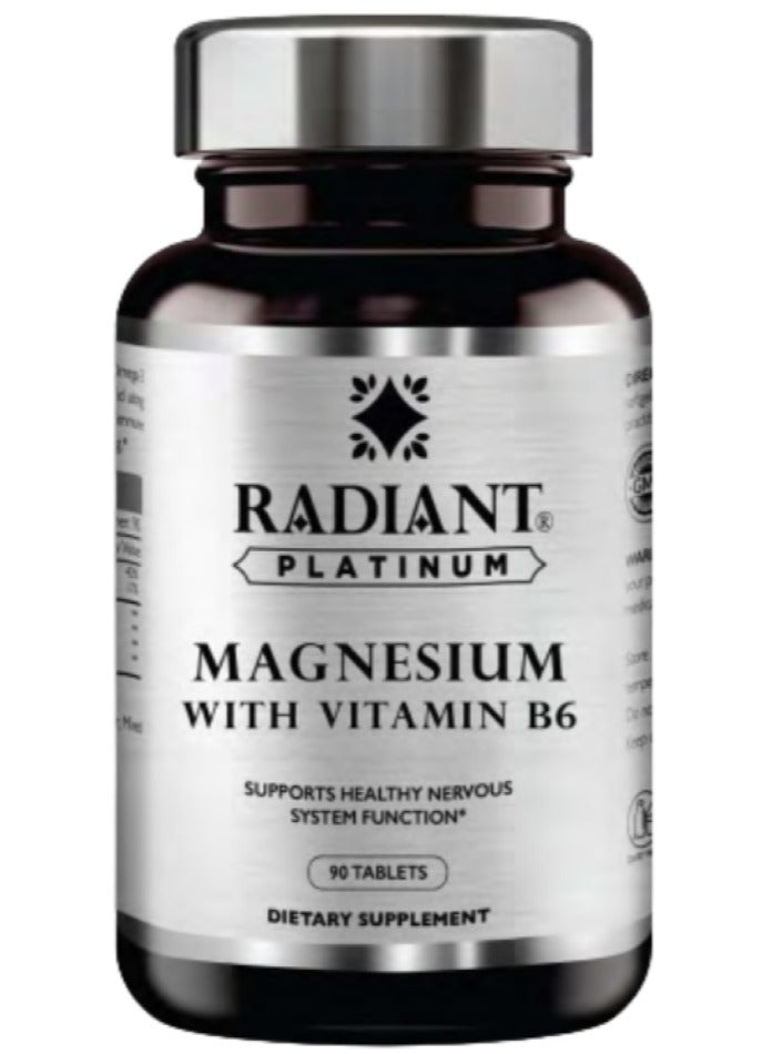 Radiant Platinum Magnesium with Vitamin B6 90 Tabs