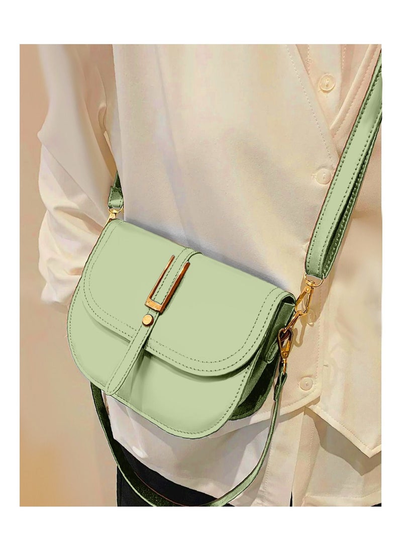 Tat Casual Shoulder Bag - mint  - Image 3