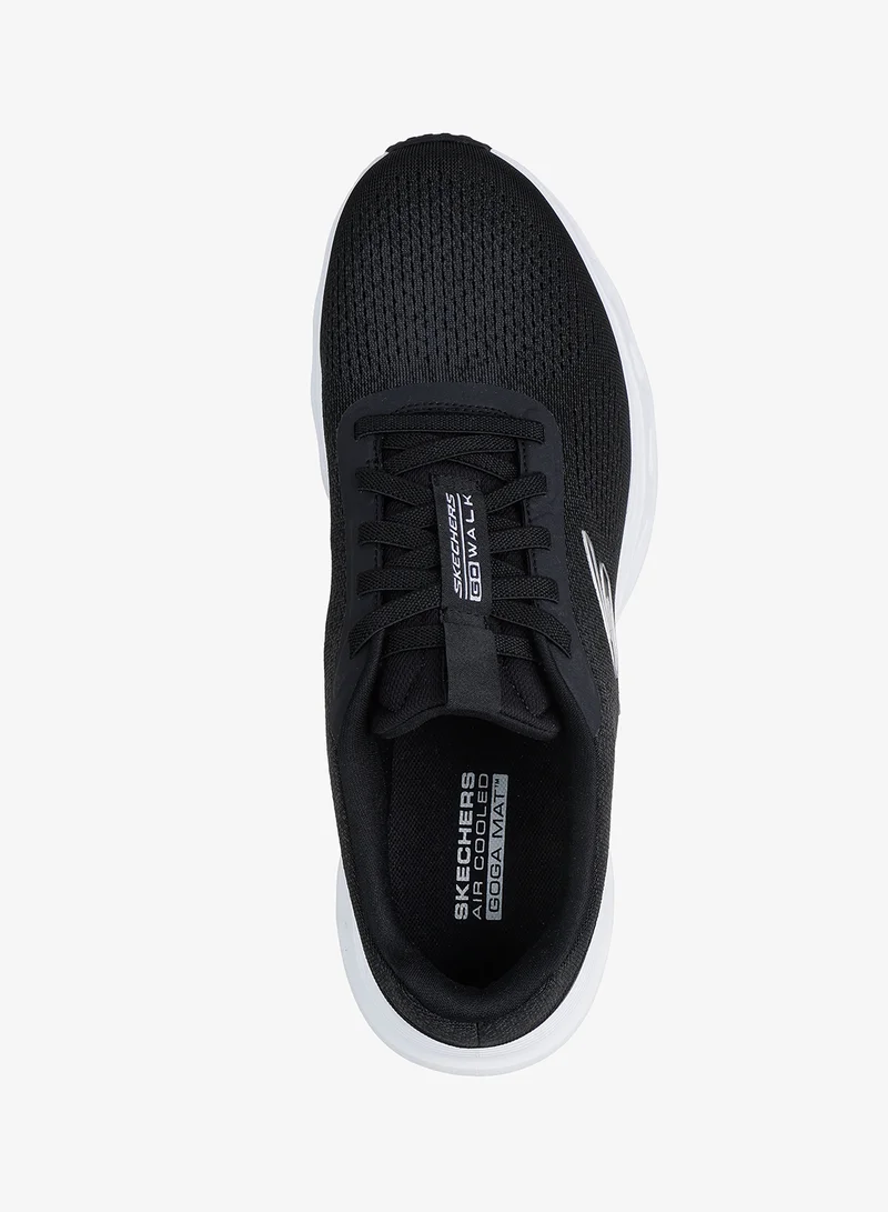 Skechers BLACK TEXTILE/WHITE TRIM Go Walk Glide-Step 2.0 for Men | Best Price UAE