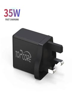 Topcore USB C Charger,  35W USB Wall Charger Block, Dual USB-C Port Total 50W Output. Compact Power Adapter for Laptops, iPhone, Samsung and More  - Image 2