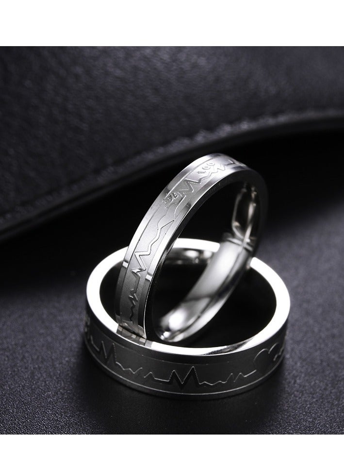 Couple Ring Set, Love Signals - Image 2