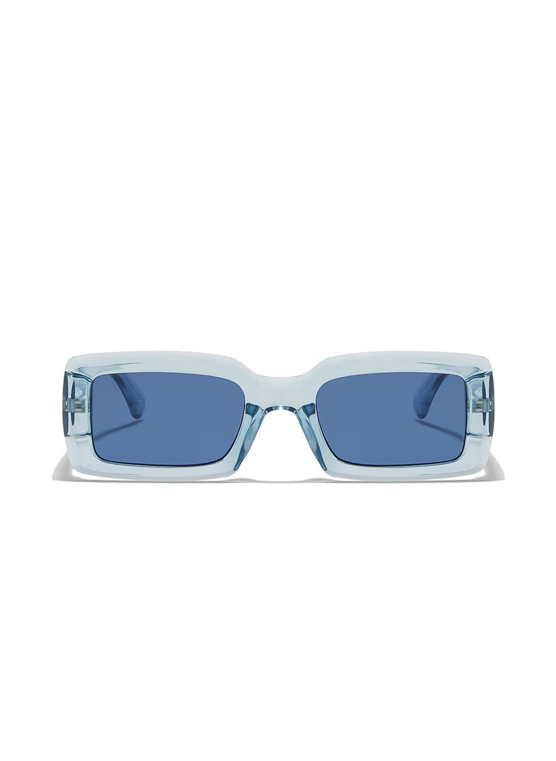 Blackout Zen,Women Sunglasses, Rectangle Sunglasses, UV Protection: UV400 (Blue,Blue)  - Image 2