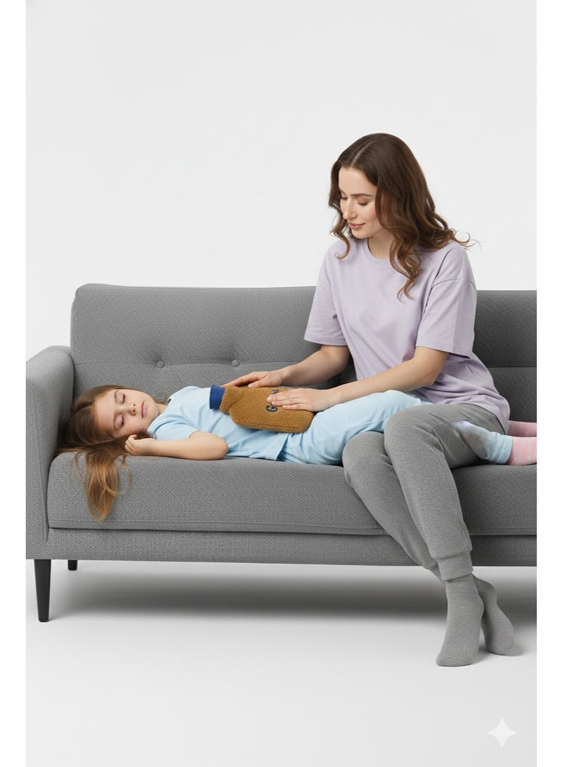  جرانزيا جرانزيا قربة سخنة فائقه الجودة أساسية في كل بيت للتدفية وتسكين الألم بشكل طبيعي غطا قطيفة شيك – ضد التسريب – بضمان سنتين - Image 4