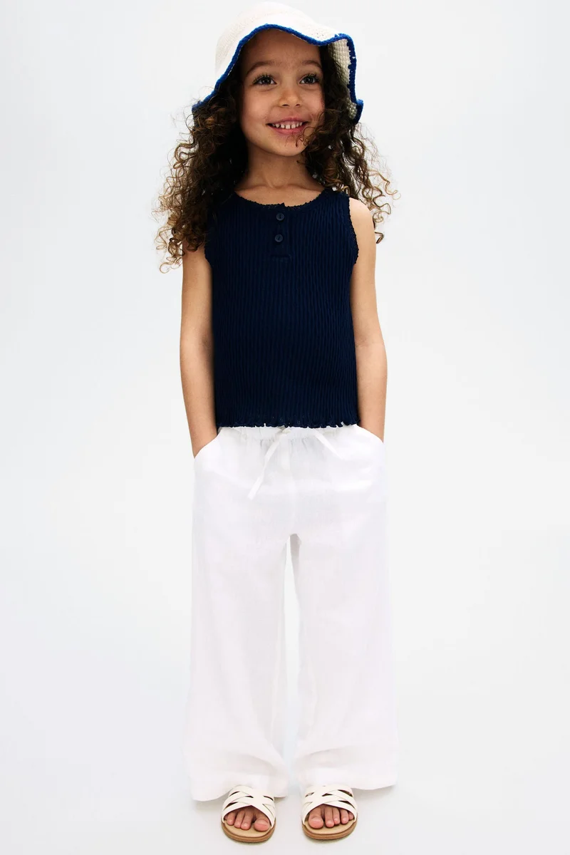 H&M Pointelle cotton vest top