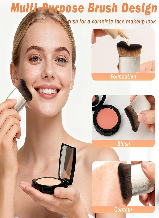 Brvlsoc Kabuki Self Tanner Brush – Full Body & Face Makeup Applicator, Flawless Tanning, Bronzer & Lotion Blend Brush for Legs, Arms & More - Image 4