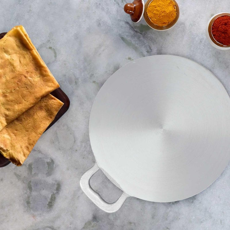 Aluminium Arabic Tawa Fry Pan, 45 Cm, Silver, Raat45 - Image 4