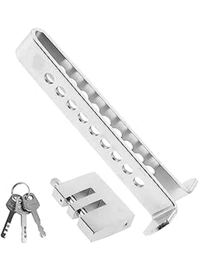 Adjustable Car Clutch Brake Pedal Lock With 3 Keys Anti Theft Security - Image 1