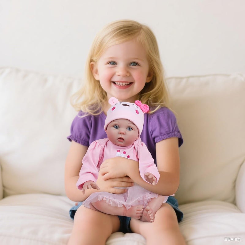 CHAREX Lifelike Reborn Baby Dolls - 20 Inch Realistic Newborn Baby Doll Soft Body Real Life Baby Dolls Girl with Accessories Gifts Toy for Kids Age 3 + & Collection - Image 5