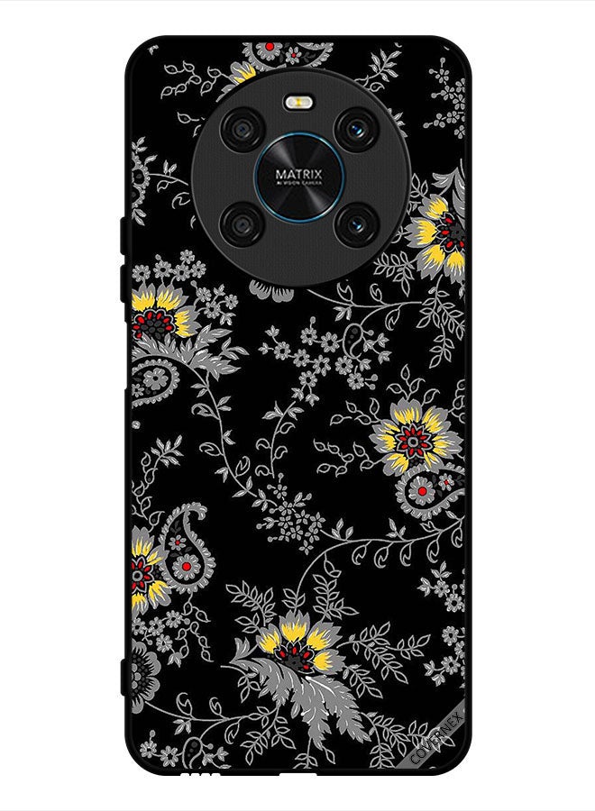 Covernex Protective Case Cover For Honor X9 4G Artistic Flower Wallpaper - Image 1