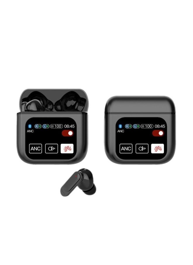 Generic - SE60 Color Screen Touch TWS Wireless Bluetooth Headset ANC Active Noise Reduction Long Endurance In-ear Headset-Color:Ivory White - Image 1