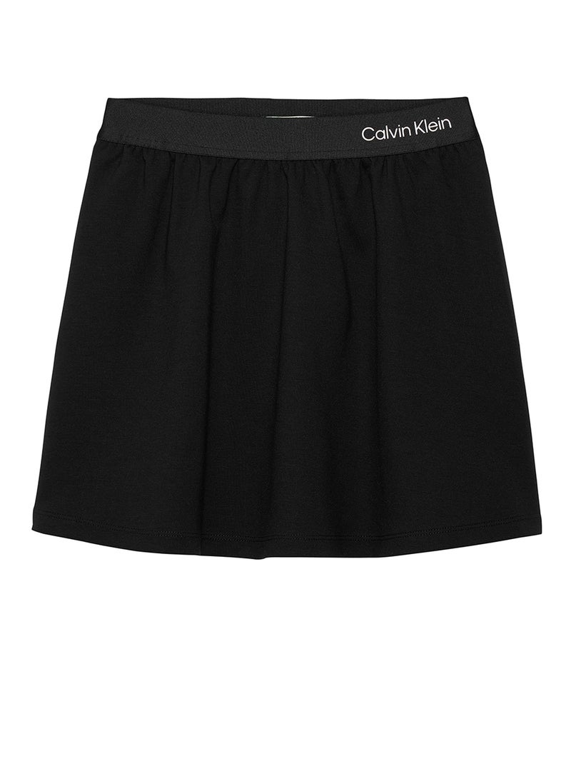 كالفن كلاين جينز تنانير صغيرة بشعار للأطفال - Image 1