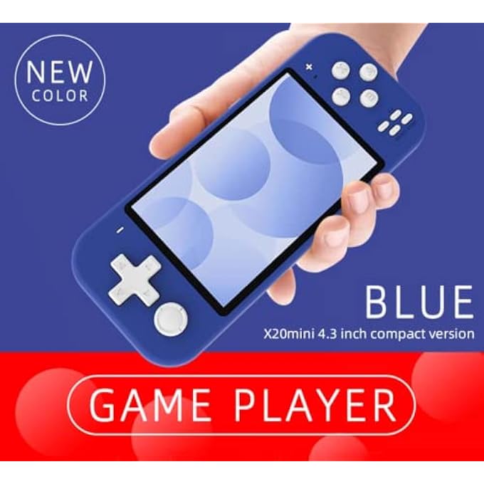 2022 NEW X20 MINI RETRO HANDHELD CONSOLE 4.3 INCH PORTABLE VIDEO GAME FOR MAME/CPS/GBA/NES/GB/SEGA/NEOGEO/GBC/SNES EMULATORS - Image 5