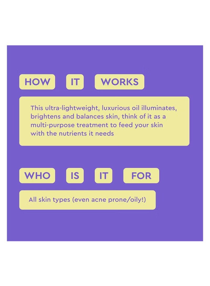 BYOMA Hydrating Recovery Oil - Luxury Face Oil with Squalane, Jojoba Oil & Seabuckthorn Oil - Instant Radiant and Glowy Skin - Barrier Repair Facial Oil - 1.01 fl. oz - Image 4