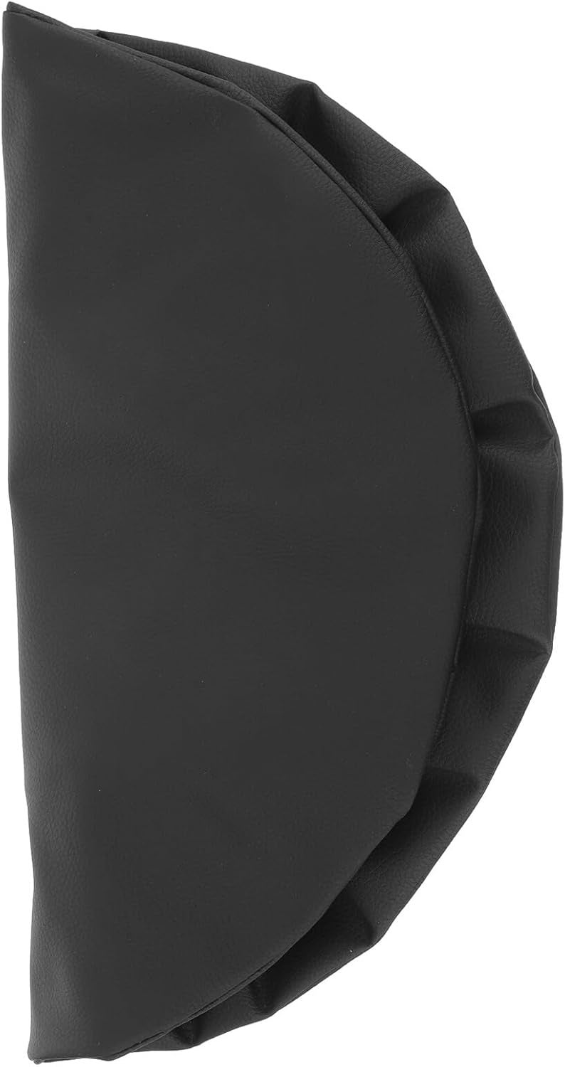 Ciieeo Stool Protector Cover 33x10cm Black Stool Seat Replacement Slipcover for Adjustable Height Chairs, Dining and Salon Use, - Image 1
