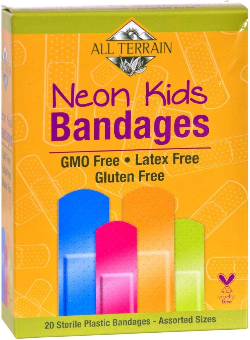 All Terrain Bandage Kids Neon 20 Ct - Image 2