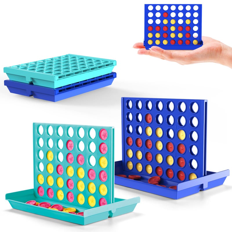 Pup Go 2Pack Mini Pocket Sized 4 in a Row Board Game for Kids Ages 3 Perfect Travel Sized Classic Games for Planes and Cars Fun and Engaging Match Four Game for Children Ages 3 to 8 Years Old - Image 3