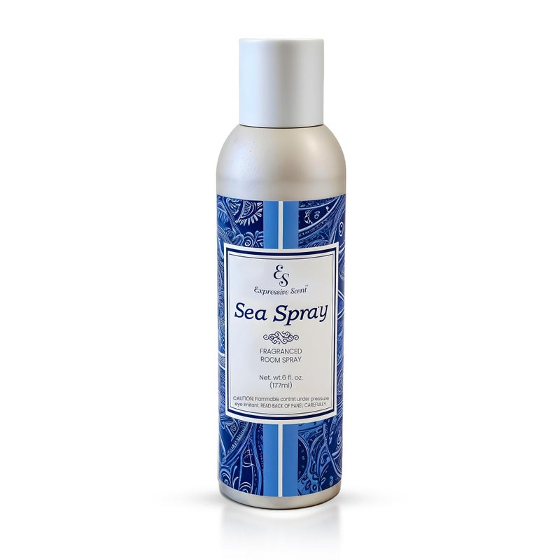 Expressive scent Air Freshener Spray - long lasting luxurious sea spray â€“ Ideal for Bathroom, Kitchen, Office & Car â€“ long lasting home fragrance 6 FL Oz