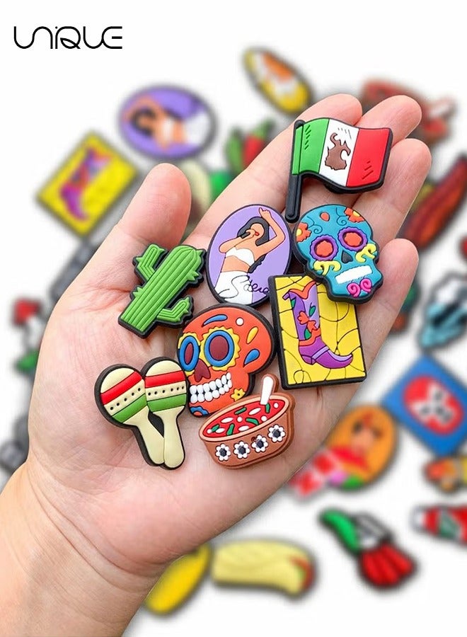 Unique 30 Pcs Set Shoe Buckle - Cartoon Croc Accessories - For hole shoes, sandal decoration, suitable for children, boys, girls, men and women's party favor - Image 3