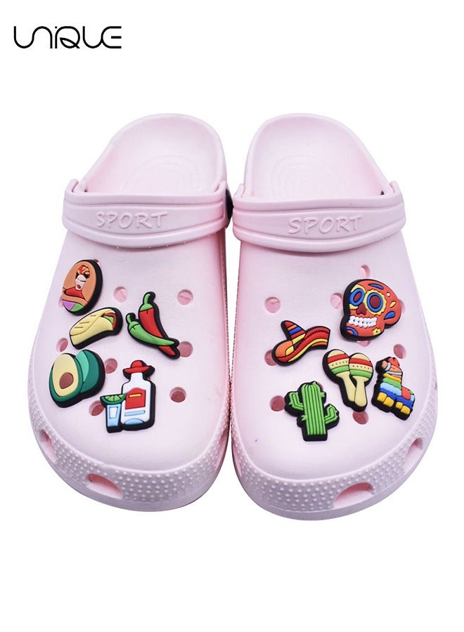 Unique 30 Pcs Set Shoe Buckle - Cartoon Croc Accessories - For hole shoes, sandal decoration, suitable for children, boys, girls, men and women's party favor - Image 2