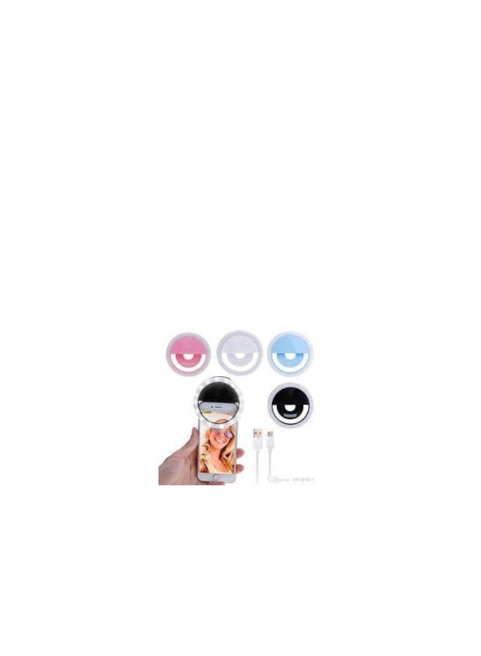 MAGBA Portable LED Selfie Ring Light for All Smartphones | Enhanced Ring Light for Tablets with 3 Brightness Levels for Photography and Video Calling (Smartphones, Laptops, Tablets with LED Light)
