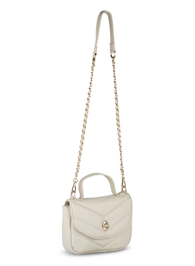 فينتشي حقيبة كتف مبطنة بسلسلة نسائية