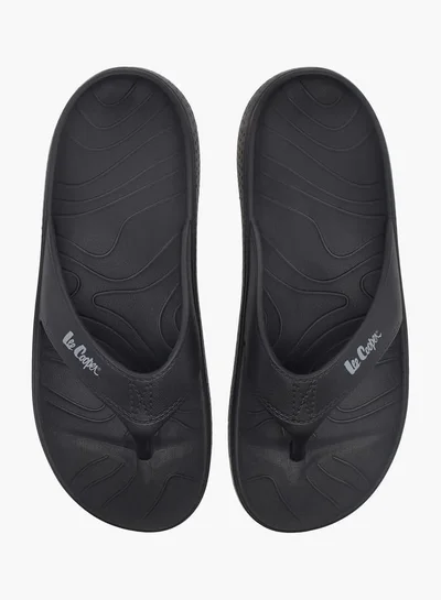 Lee Cooper Mens Logo Print Slip-On Thong Slippers