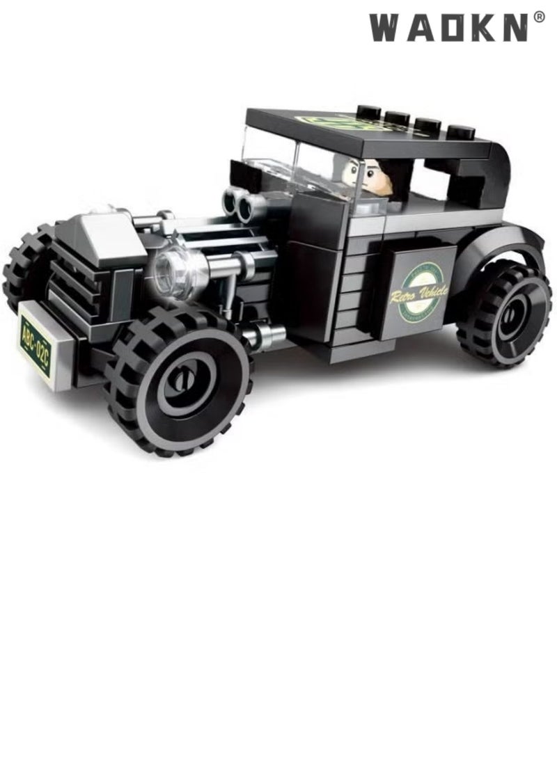 WAOKN New Small Particle Assembled Vehicles Sports Car Model Toys Parent and Child Play Assembled Building Blocks Toys Exercise Kids Spatial Thinking Ability and Hands On Ability